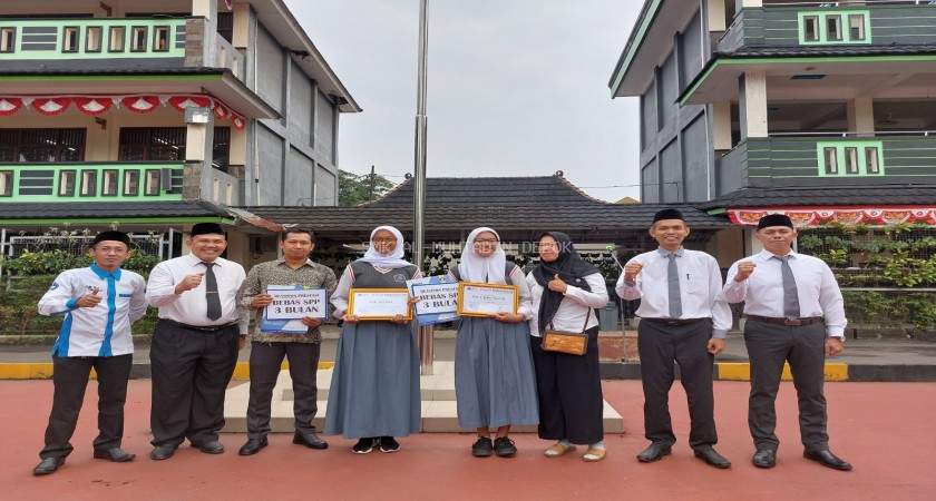 Membanggakan, Dua Siswa SMK Al-Muhtadin Menjadi Bagian dari Tim Paskibraka Kota Depok Tahun 2023