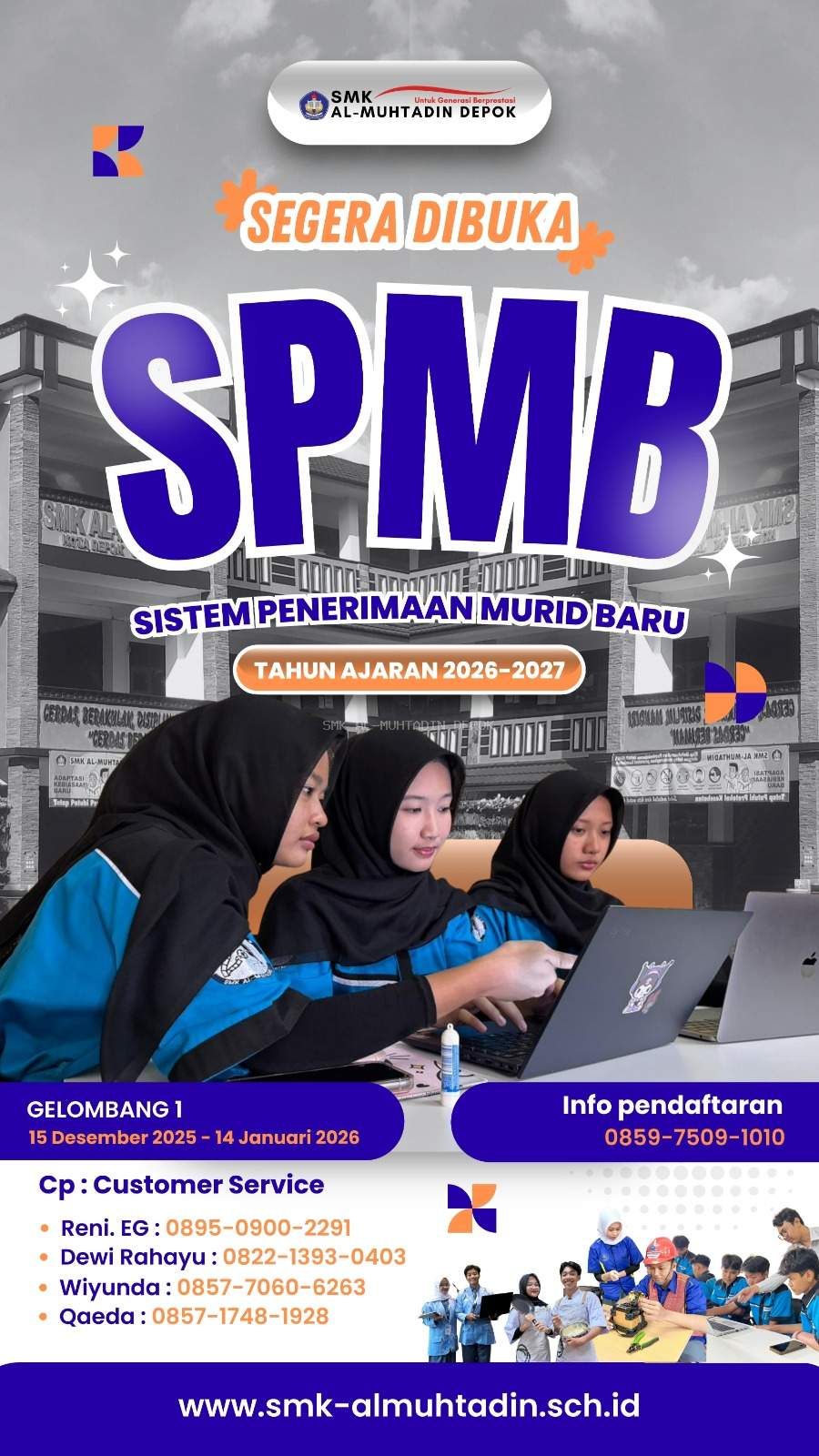 Penerimaan Murid Baru TP. 2026/2027 Segera Dibuka